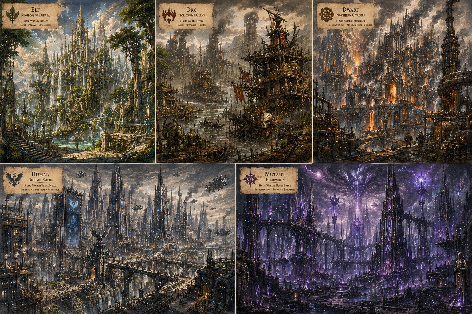 Capital cities of New Terra